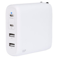Monoprice 41986 MONOPRICE USB-C CHARGER, 100W 4-PORT PD GAN TECHNOLOGY FOLDABLE WALL CHARGER, PO