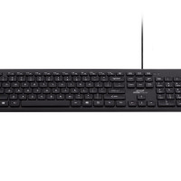 Monoprice 42114 WORKSTREAM BY MONOPRICE LOW-PROFILE SPILL-RESISTANT SILENT KEYBOARD - MEMBRANE_