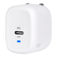 Monoprice 42263 MONOPRICE USB-C CHARGER, 20W 1-PORT PD GAN TECHNOLOGY FOLDABLE WALL CHARGER