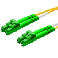 Monoprice 42279 MONOPRICE SINGLE-MODE FIBER OPTIC CABLE - LC/APC-LC/APC UL 2MM 9/125 OFNR DUPLEX