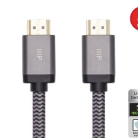 Monoprice 42688 MONOPRICE 8K CERTIFIED BRAIDED ULTRA HIGH SPEED HDMI CABLE - HDMI 2.1_ 8K@60HZ_