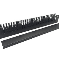 Monoprice 42826 PROTECT/MANAGE CABLES, PROMOTE AIR FLOW, MEASURES 19.0 X 1.7 X 2.8 (482 X 44 X 7