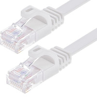 Monoprice 43083 CAT6 PATCH CABLE FLAT DESIGN_50FT WHITE