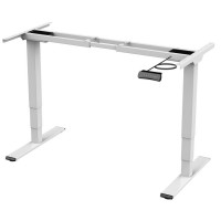 Monoprice 43563 SIT-STAND DESK, FRAME ONLY, 2-MOTOR, WHITE