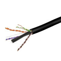Monoprice 43701 MONOPRICE CAT6 PLENUM BULK CABLE - UL_ SOLID_ 550MHZ_ UTP_ CMP_ BARE COPPER_ 10G