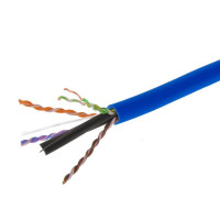 Monoprice 43702 MONOPRICE CAT6 PLENUM BULK CABLE - UL_ SOLID_ 550MHZ_ UTP_ CMP_ BARE COPPER_ 10G