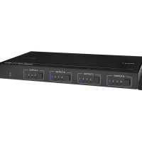 Monoprice 43961 MONOPRICE BLACKBIRD 4K 4X4 HDMI MATRIX, 4K@60HZ YCBCR 4:4:4, HDCP 2.2, 18GBPS, H