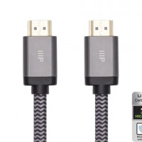 Monoprice 44327 MONOPRICE 8K CERTIFIED ULTRA HIGH SPEED HDMI CABLE - BRAIDED - 8K@60HZ, 4K@120HZ