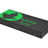 Monoprice 44437 BLACKBIRD 8K60 1X4 HDMI SPLITTER WITH AUDIO EXTRACTION_ HDMI 2.1_ HDCP 2.3