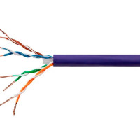 Monoprice 44487 MONOPRICE CAT6 ETHERNET BULK CABLE - SOLID, 550MHZ, UTP, CMP, PLENUM, PURE BARE