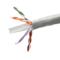 Monoprice 44493 MONOPRICE CAT6 CMP BULK CABLE - (UL) 1000FT_ GRAY_ UTP_ SOLID_ 23AWG_ 550MHZ_ PU
