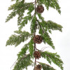 Winter Pine Garland with Pinecone Accents (Set of 2)