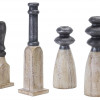 Contemporary Assorted Candle Holder Sticks (Set of 4)