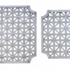 Woven Wood Square Wall Hanging (Set of 2)