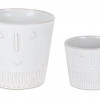 Porcelain Face Planter (Set of 2)