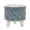 Geometric Leaf Planter with Legs (Set of 2)