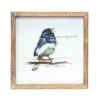 Wood Framed Bird Art Print (Set of 4)