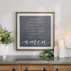 Wooden Thank You Prayer Plaque 19.75