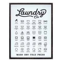 Wood Laundry Sentiment Sign 20