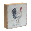 Rustic Wood Farm Animal Sentiment Block (Set of 4)