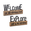 Explore and Welcome Sign (2 Asst) 9