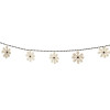 Snowflake Garland 5.5'L Cotton/Wool