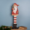 Tall Wooden Santa with Presents 30