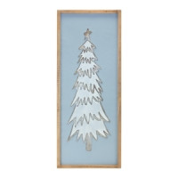 Framed Pine Tree Wall Decor 26.75