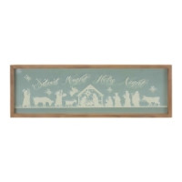 Framed Silent Night Sign 20