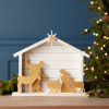 Cut Out Metal Nativity Scene 17.75
