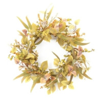 Mixed Fall Foliage Wreath 21