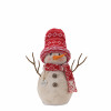 Snowman Decor with Hat and Scarf (Set of 2)