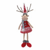Plush Winter Deer Shelf Sitter (Set of 2)