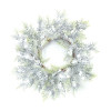 Flocked Cedar Wreath 15