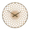Round Lattice Wood Wall Clock 23.75