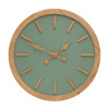 Sage Green Wood Wall Clock 24