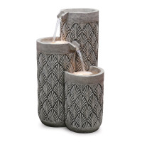 Stone Cascading Bowl Fountain 25.5