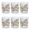 Glass Hummingbird Votive Candle Holder (Set of 6)