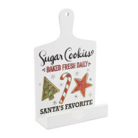 Santa's Favorite Cook Book Holder 13.5