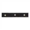 Jingle Bell Faux Leather Wired Ribbon 1.5
