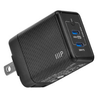 Monoprice 44680 MONOPRICE COMPACT 2 PORT 45W GAN CHARGER
