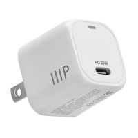 Monoprice 44907 MONOPRICE 33W USB-C MINI CUBIC GAN CHARGER WHITE