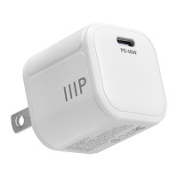 Monoprice 44909 MONOPRICE 45W USB-C MINI CUBIC GAN CHARGER WHITE
