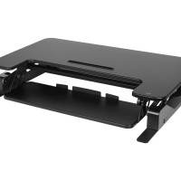 Monoprice 44961 MONOPRICE HEIGHT ADJUSTABLE GAS-SPRING DUAL HANDLE SIT-STAND 36-INCH WORKSTATION