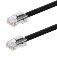 Monoprice 45437 MONOPRICE CAT6A 100FT BLACK PATCH CABLE, 26AWG, 10G, BARE COPPER CONDUCTOR, GOLD