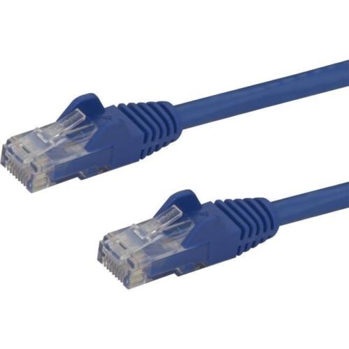 Startech N6PAT50WHS 50FT WHITE SLIM CAT6 ETHERNET CABLE, SNAGLESS, 100W POE, UTP, LSZH, 28AWG BARE C