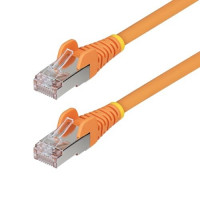 Startech NLOR-50F-CAT6A-PATCH 50FT ORANGE CAT6A ETHERNET CABLE, SNAGLESS RJ45, 10G, 100W POE, S/FTP, LSZH, 27A
