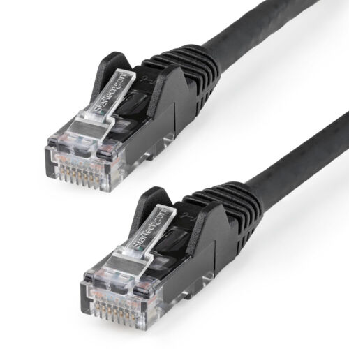 Startech N6PAT25PKS 25FT PINK SLIM CAT6 ETHERNET CABLE, SNAGLESS, 100W POE, UTP, LSZH, 28AWG BARE CO