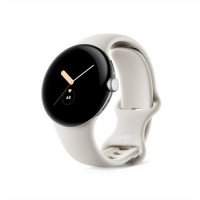 Google GA03182-US GOOGLE PIXEL WATCH SILVER CASE/CHALK BAND