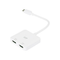 Monoprice 43525 SUPPORTS TWO 4K@60HZ HDMI DISPLAYS, THUNDERBOLT 3, AND DISPLAYPORT ALT MODE